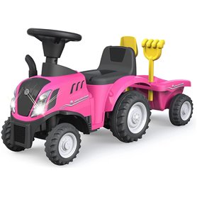 Push-Car New Holland T7 Tracteur pink