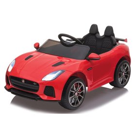 Ride-on Jaguar F-typee SVR rouge 12V