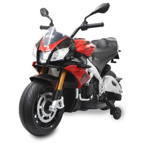 Ride-on Aprilia Tuono V4 1100 RR rouge 12V