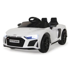 Ride-on Audi R8 Spyder V10 performance quattro blanc