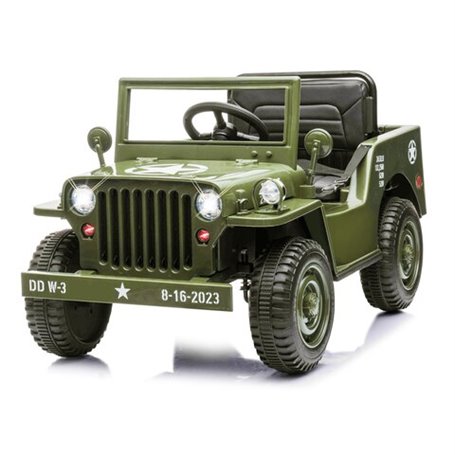 Ride-on Jeep Willys MB Army vert 12V