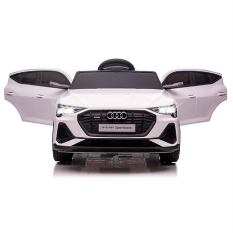 Ride-on Audi e-tron Sportback blanc 12V 2