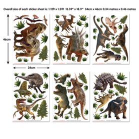 Walltastic 46535 Kit Decoratif Monde des Dinosaures