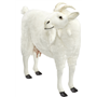 Hansa Peluche Geante Chevre blanche 90 cm H 103 cm L