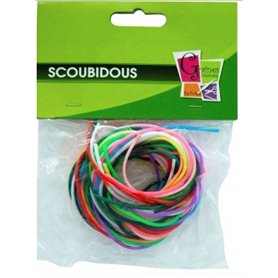 Sachet 12 fils scoubidous couleur vives