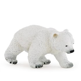 Bébé ours polaire marchant PAPO figurine