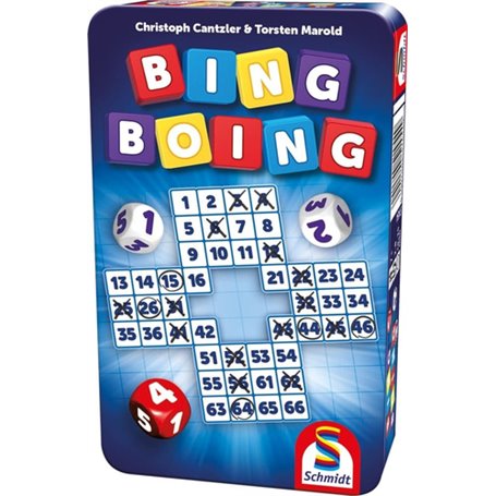 Bing Boing - Jeu format voyage en boite metal