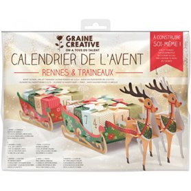 Kit calendrier de l avent Rennes et Traineaux