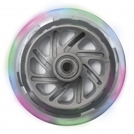 2 roues 121mm lumineuses pour trottinettes GLOBBER
