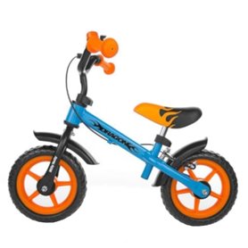 Balance Bike Dragon avec frein orange-bleu