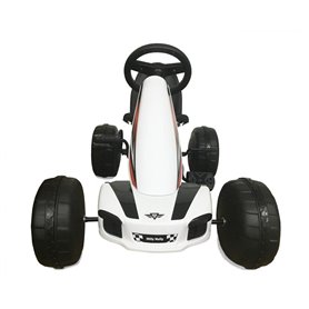 Kart à pédales Viper blanc