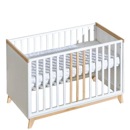 Lit bébé 120x60 avec barrière Nordik