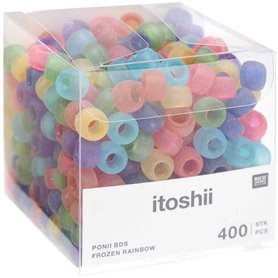 itoshii pack 400 perles arc en ciel gelé