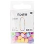 Itoshii pack de 80 perles Ponii Mat mix