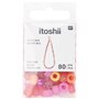 Itoshii pack de 80 perles Ponii baie mix