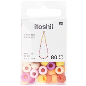 Itoshii pack 80 perles ponii fruit mix