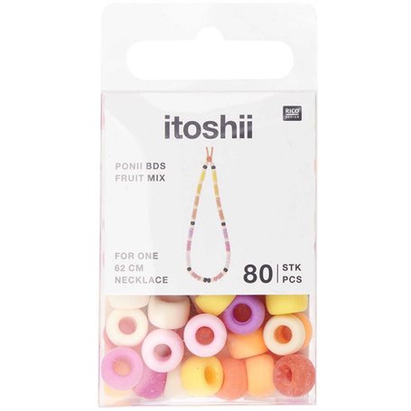 Itoshii pack 80 perles ponii fruit mix