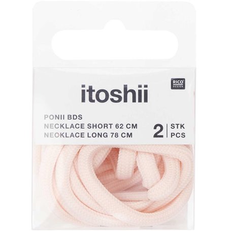 Itoshii pack 2 cordons 2 tailles rose