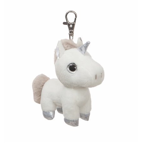 Porte Cle Sparkle la licorne argentee