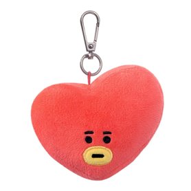 BT21 porte cle Tata coeur rose