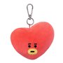 BT21 porte cle Tata coeur rose