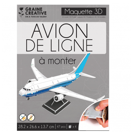 Puzzle Maquette - Avion De Ligne