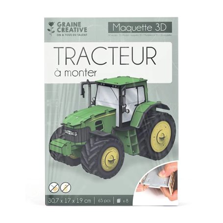 Maquette 3D Tracteur a monter