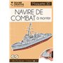 Navire de combat Maquette 3D en carton mousse