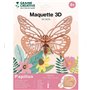 Papillon maquette 3D en bois
