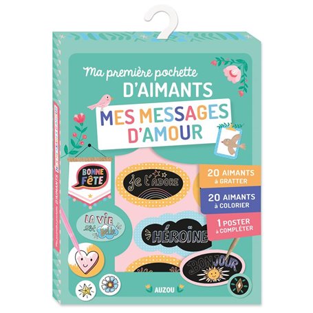 Ma premiere pochette d aimants mes messages d amour