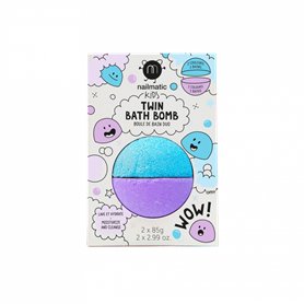 Bombe de bain en duo bleu et violet