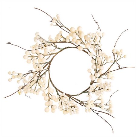 Couronne blanche Baies - 1 pc