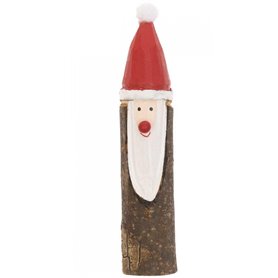 Figurine père noel en bois 2