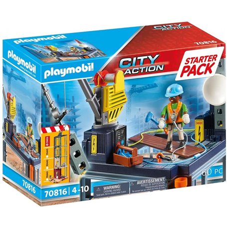 70816 Playmobil Starter Pack Plateforme de construction