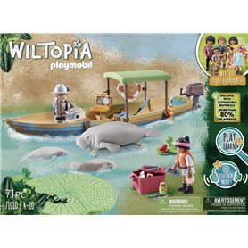 71010 Wiltopia - Pirogue et lamantins