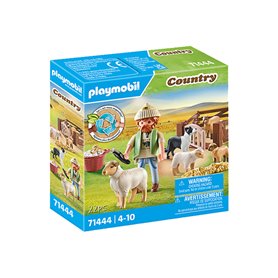 71444 Berger avec moutons
