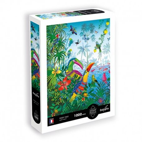 Puzzle Peggy Nile - 1000 pieces - Jardin tropical