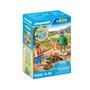 71513 - Playmobil - Grand-pere petite fille et feu de camp