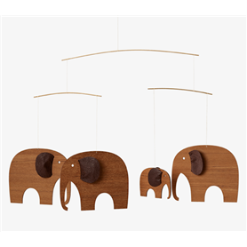 Flensted Mobiles Elephant Party Teak