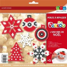 Kit creatif perles a repasser Perlou Noel