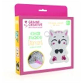 kit diamant mosaique porte monnaie chat