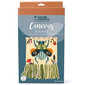 Kit DIY Canevas a broder - Scarabee