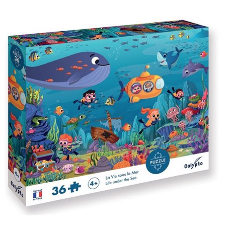 Puzzle 36 p La vie sous la mer