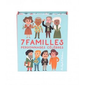 Jeu de 7 familles personnages celebres Ingela P.Arrhenius