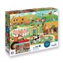 Puzzle 2 x 24p Ferme et Ville