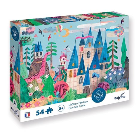 Puzzle 54 pieces - Chateau feerique nouvelle version