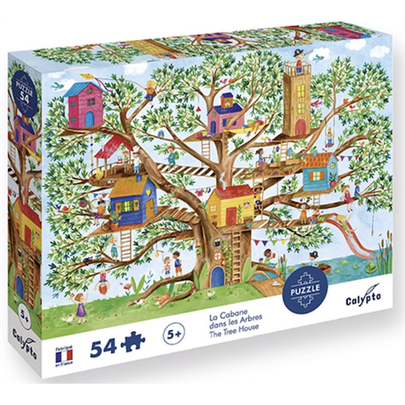 puzzle 54 pieces le cabane dans les arbres