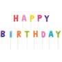 Bougie Happy Birthday - Multicolore 13 pcs