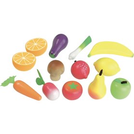 Set de fruits et légumes jour de marché