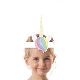 Coiffe baby licorne Irisee